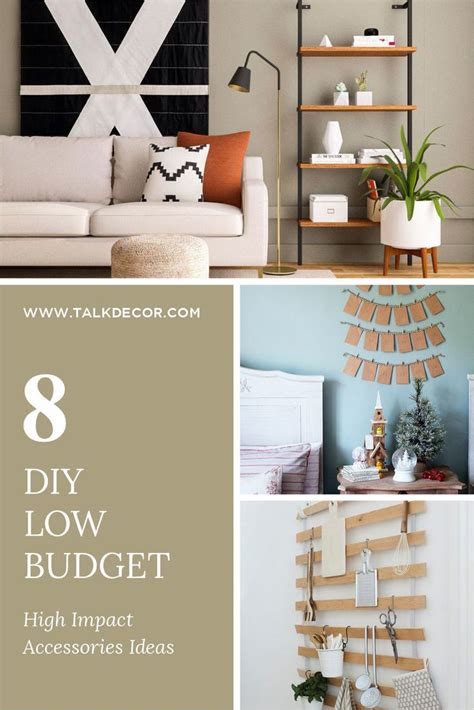 8 Diy Low Budget High Impact Accessories Ideas Talkdecor In 2020