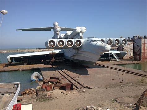 Lun Class Ekranoplan Ground Effect Vehicle Used By Late Soviet Navy