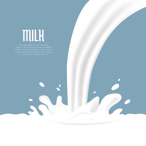 Milk Splash Vector 236320 Vector Art At Vecteezy