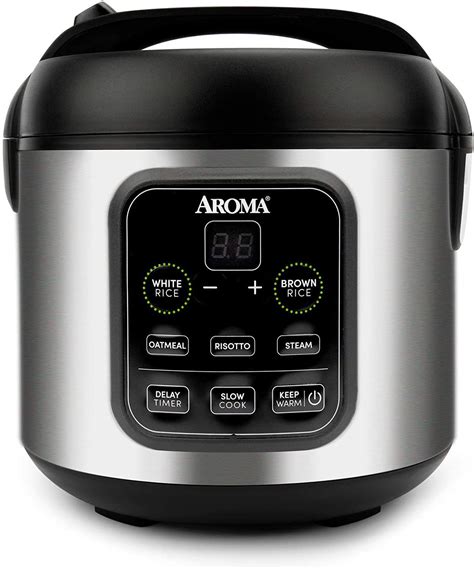 Aroma 8 Cup Digital Cool Touch Rice Cooker ARC 994SB Review We Know Rice