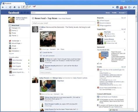 10 Screenshots Of The Old Facebook Designs The Content Marketing Blog
