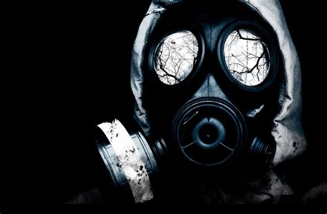 Download Dark Gas Mask Wallpaper