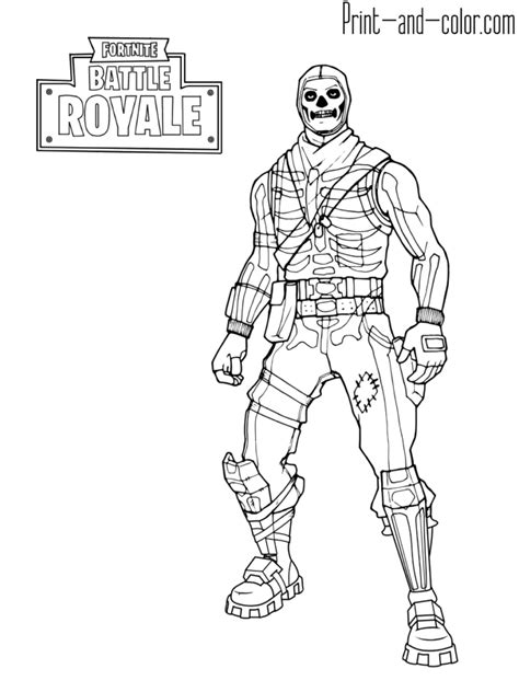 Free kids coloring pages coloring sheets for kids colouring pages free coloring coloring books red knight fortnite epic games fortnite game. Fortnite battle royale coloring page Skull Trooper | kidspages | Skull coloring pages, Coloring ...