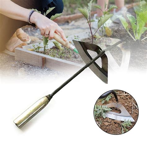 All Steel Hardened Hollow Hoe Garden Hoes For Weeding Long Handle Garden Weeding Tools Easy