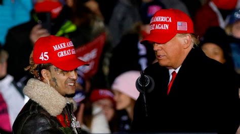 Us Election 2020 Trump Mistakenly Introduces Rapper Lil Pump As Lil