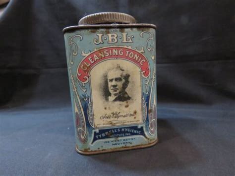 Vtg Jbl Dr Tyrrells Cleansing Tonic Tin Tyrrells Hygienic