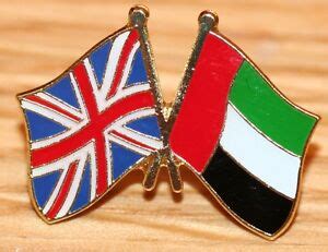 UK UNITED ARAB EMIRATES UAE FRIENDSHIP Flag Lapel Pin Badge Great Britain EBay