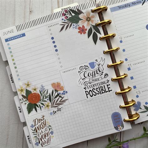 Sweet Happy Planner Dashboard Layout Happy Planner Layout Happy