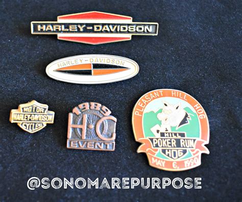 Harley Davidson Motorcycles Vintage Pin Collectionharley Davidson