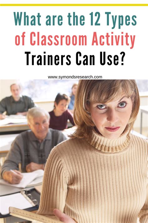 What Are The 12 Types Of Classroom Activities Classroom Activities Teacher Training