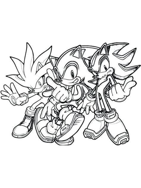 Classic Sonic Coloring Pages Guwtq