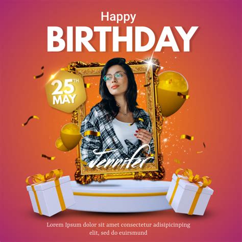 Happy Birthday Template Postermywall