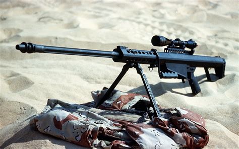 Barrett M82 Sniper Rifle Full Hd Wallpaper And Background Image