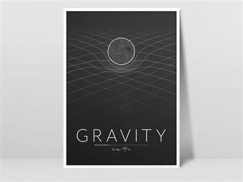 Gravity Poster Poster Visual Design Poster Design