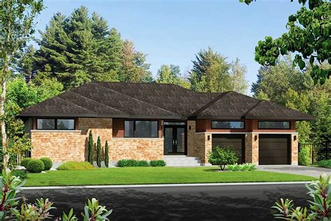 Modern 2 Bedroom Home Plan With 2 Car Garage 80934pm Architectural