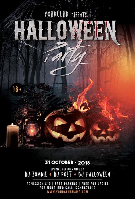 Halloween Party Template Free