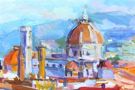 Sonia Grineva Florence Piazza Michelangelo Painting For