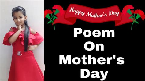 Poem On Mothers Day For Kids Mothers Day Speech Mothers Day