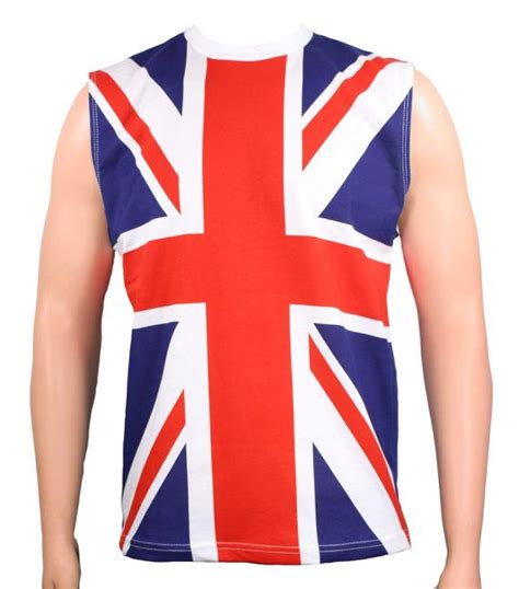 Mens British Union Jack Uk Flag Tank Top Etsy Metal Shirts Heavy