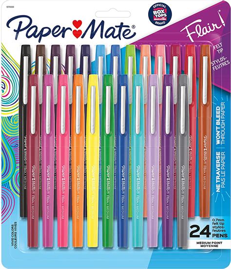 Paper Mate Felt Tip Pens Flair Marker Pens Medium Point