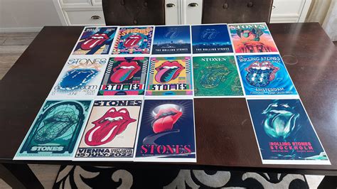 Rolling Stones Sixty Europe 2022 Tour Posters