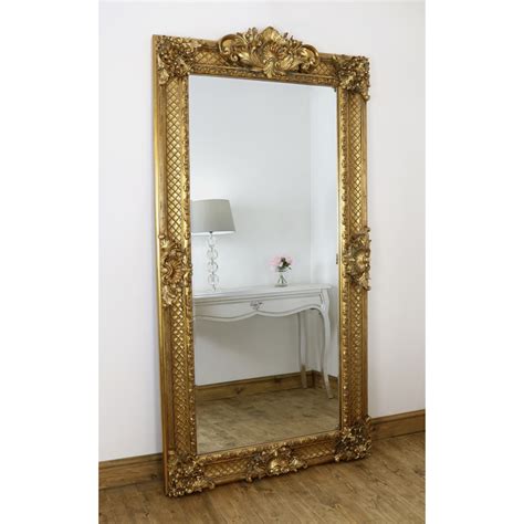 Gold Ornate Mirror Floor Length Mirror Ideas