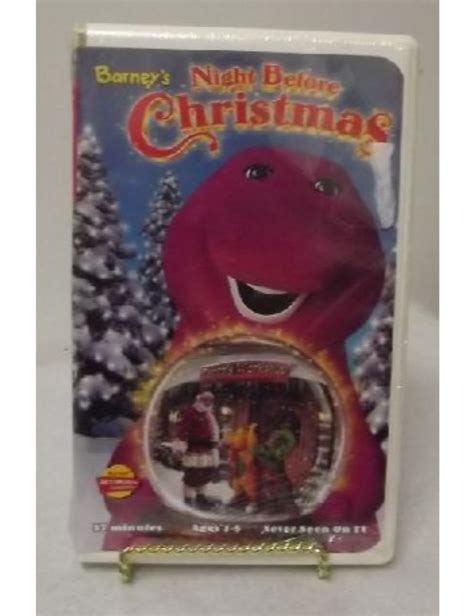 Vhskids Barneys Night Before Christmas 1999 D And Js Antiques And