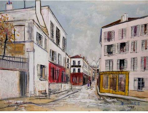 Sacré Coeur De Montmartre Y Norvins Rue De Maurice Utrillo 1883 1955