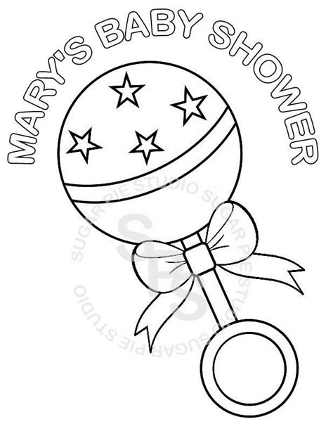 Baby Shower Coloring Pages Free Coloring Home