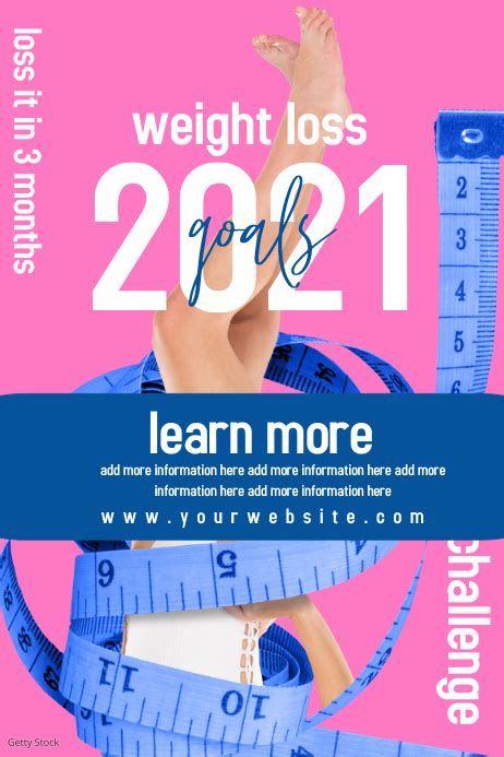 Weight Loss Challenge Flyer Template Postermywall