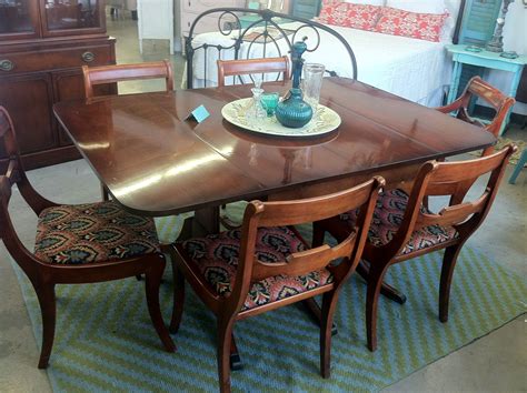 Antique Drexel Dining Room Table And Chairs Antique Poster