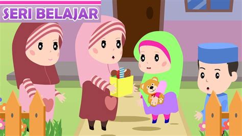 17 Gambar Kartun Anak Muslim Sekolah