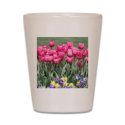 Tulips Shot Glass By Vanessagf Cafepress