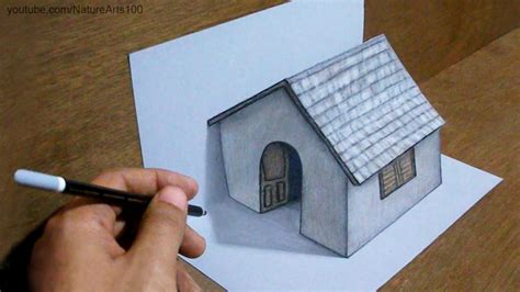 Movies, anime, cartoons, and 3d animations, these are modern day entertainment that people could choose from if they are custom architectural illustration in ink of your home or cottage, house portrait, black and white ink sketch, house drawing from photo. Optical Illusion: 3D Drawings That Will Make You Say WOW