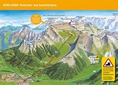 BERGFEX: Panoramakarte Oberstdorf / Nebelhorn: Karte Oberstdorf ...