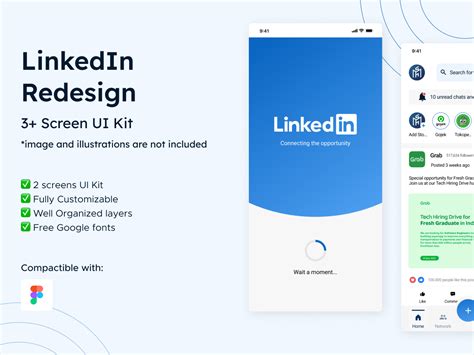 Linkedin Redesign Mobile App Uplabs