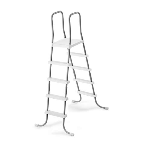 Intex Double Sided Steel Pool Ladder For 52 Inch Above Ground Pools