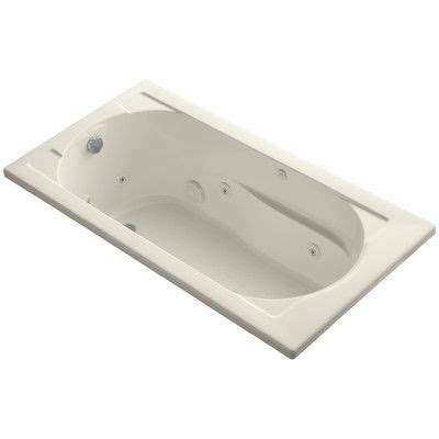 Single function shower head w/ 2.0 gpm flow. Kohler Devonshire 60" x 32" Whirlpool Bathtub Finish: Biscuit