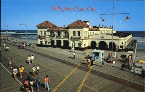 Boardwalk And The Music Pier Ocean City Nj