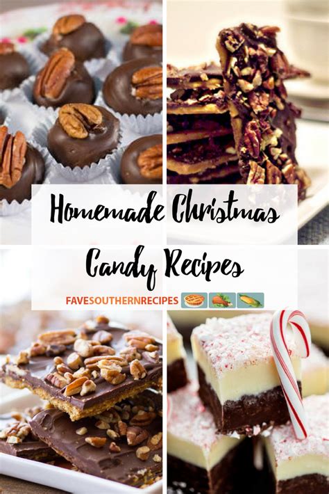80+ easy christmas candy recipes to make the holiday sweet. 25 Homemade Christmas Candy Recipes | FaveSouthernRecipes.com