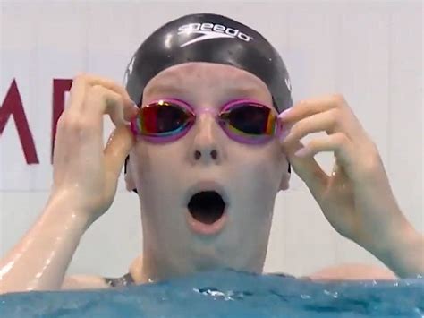 A Year Old Alaskan Swimmer Upset The Favorites In The Meter Breaststroke And Shocked Even