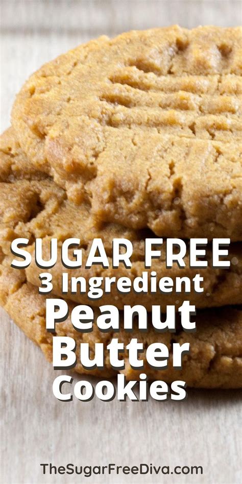 Diabetic cookie recipes top 10 best cookie recipes you ll 2. The Recipe for Easy 3 Ingredient Sugar Free Peanut Butter Cookies | Sugar free peanut butter ...