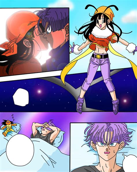 Trunks And Pan Dragon Ball Comic By Ladypan3 On Deviantart