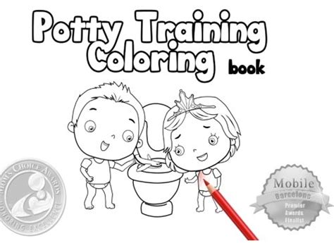 Potty Training Coloring Book Toilet Training Coloring By Camila