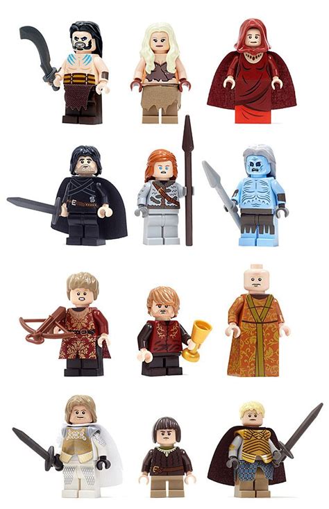 Unofficial Game Of Thrones Lego Minifigs Pic With Images Lego
