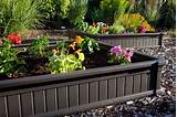 Black Plastic Raised Garden Beds
