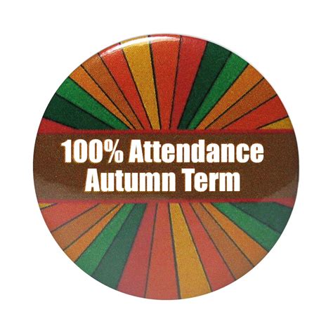 Badge Attendance Autumn Term Mm Superstickers