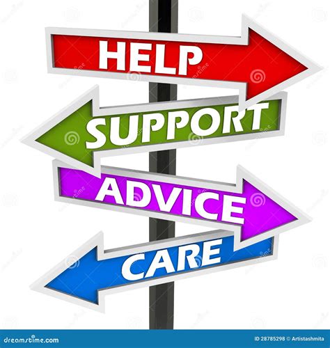 Help Support Advice Care Stock Illustration Illustration Of Help