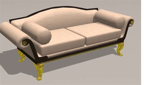 3d Chesterfield Sofa Model Design Max File Cadbull