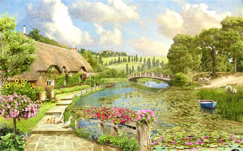 Rural Landscape Collage Jigsaw Puzzle In Puzzle Of The Day Puzzles On